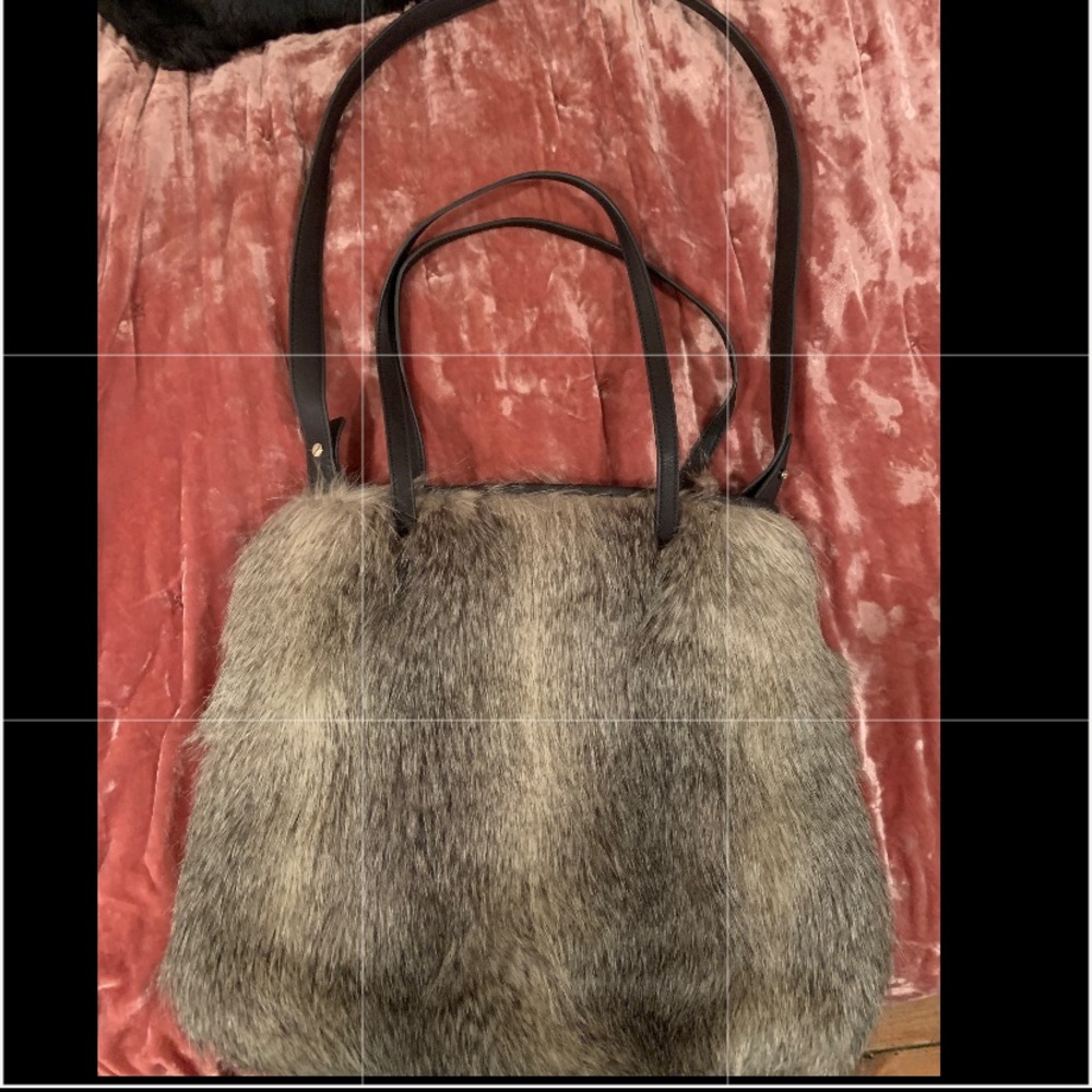 The Limited Faux Fur Tote